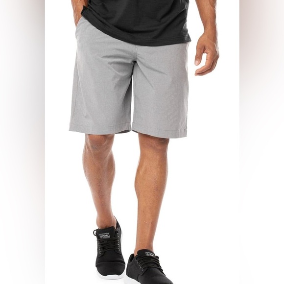 Travis Mathew Beck Shorts Golf Performance Size 38 Stretch Gray 10” Inseam - Picture 2 of 12